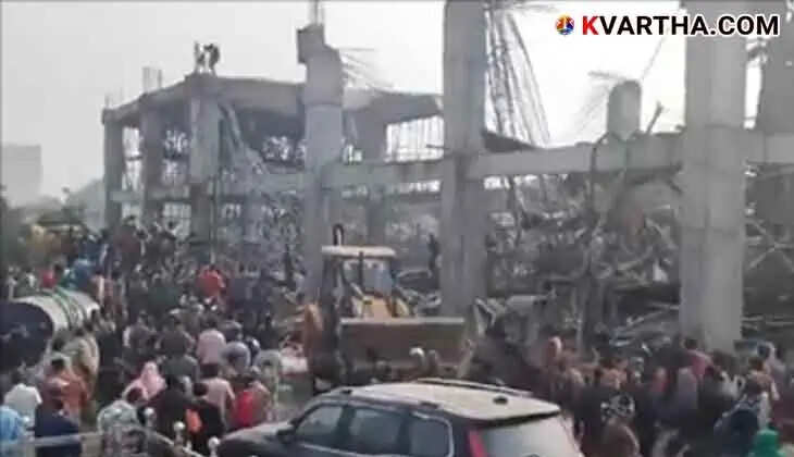 Kanpur railway station roof collapse, construction site accident