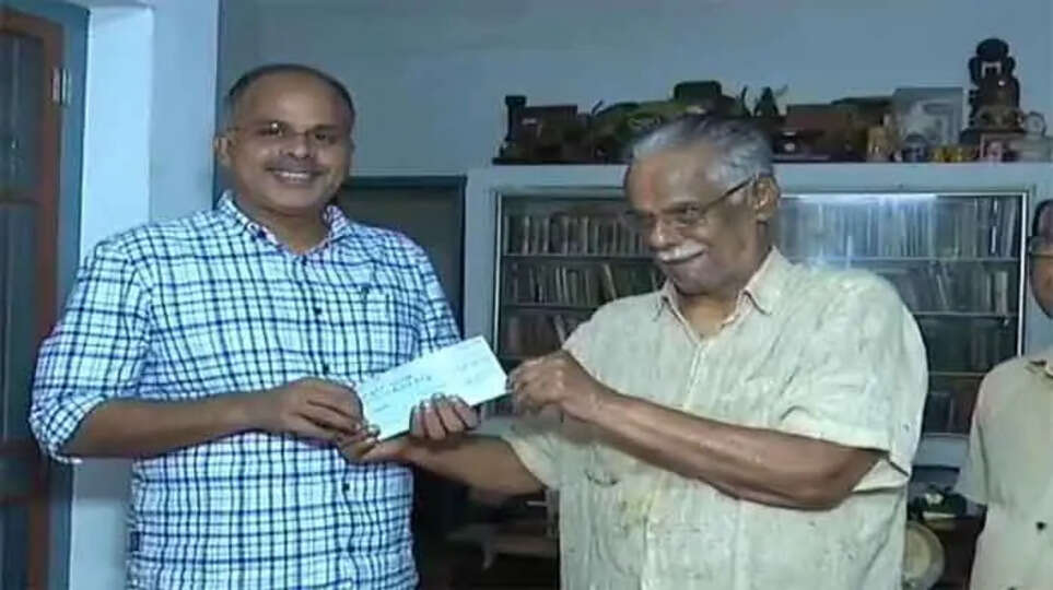 Kerala floods, Wayanad landslide, T Padmanabhan, CM relief fund, donation, Kerala, India