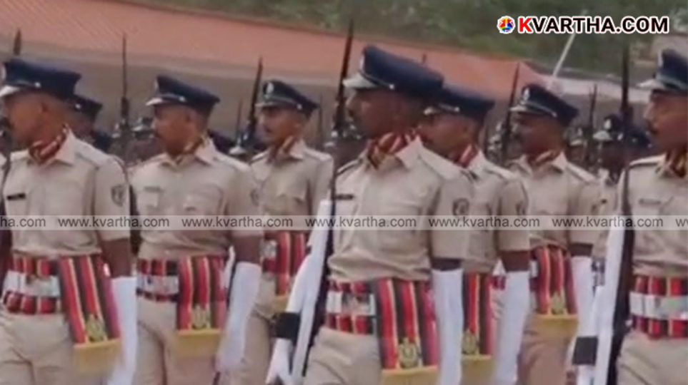 Kerala police new recruits passing out parade