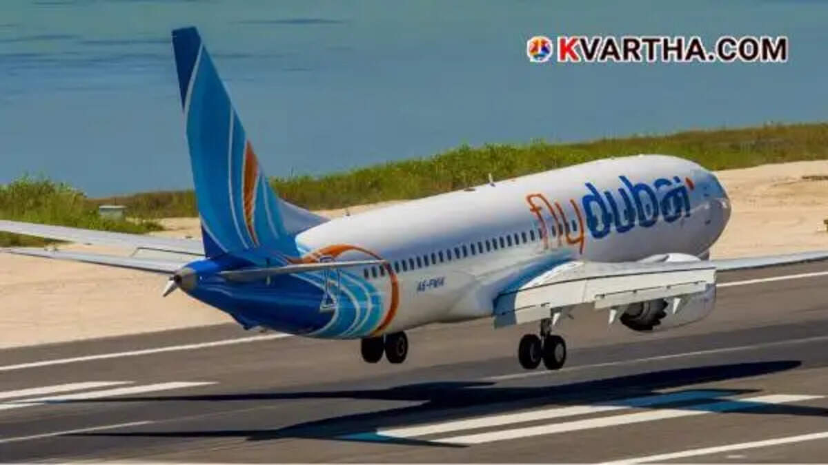 Image reflecting Flydubai flight emergency landing and hijacking scare context