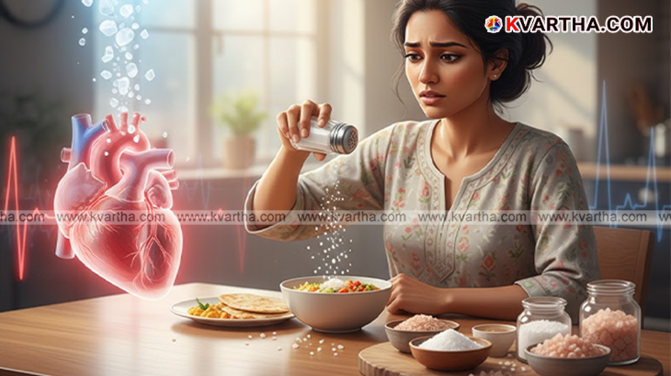 Image showing comparison of different types of salt and sodium content.