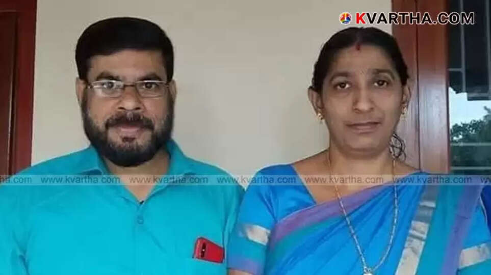  Exterior view of the house in Mattannur where a couple was found dead.