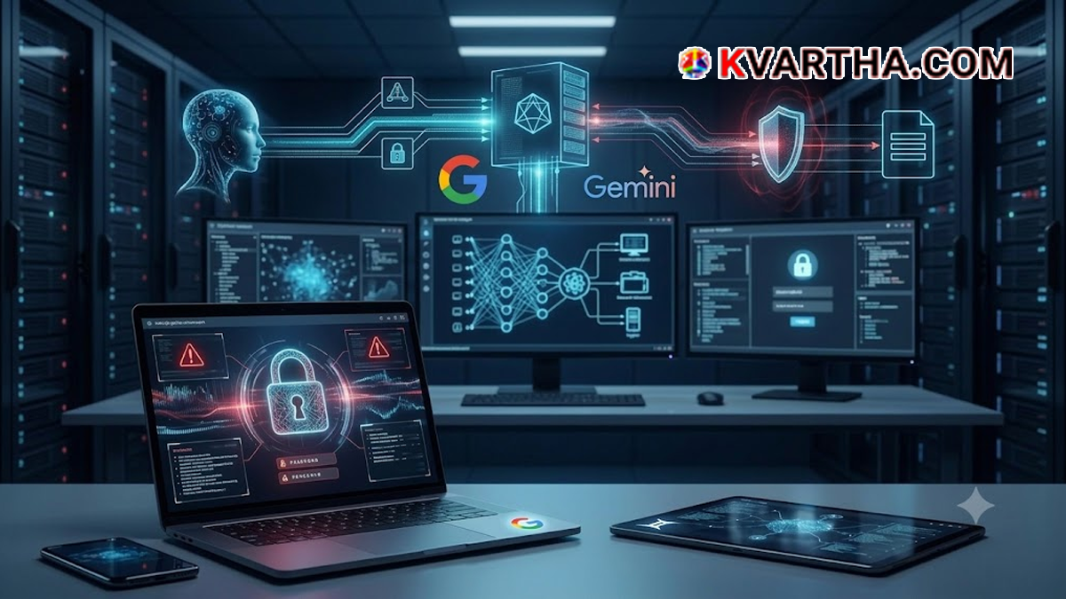  Representational image reflecting Google Gemini cybersecurity test and artificial intelligence