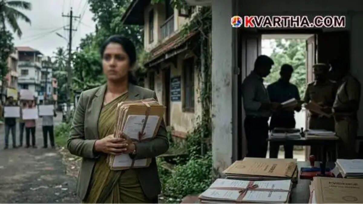 Representational image reflecting the protest against Vigilance inaction in the Elamakkara land conversion case