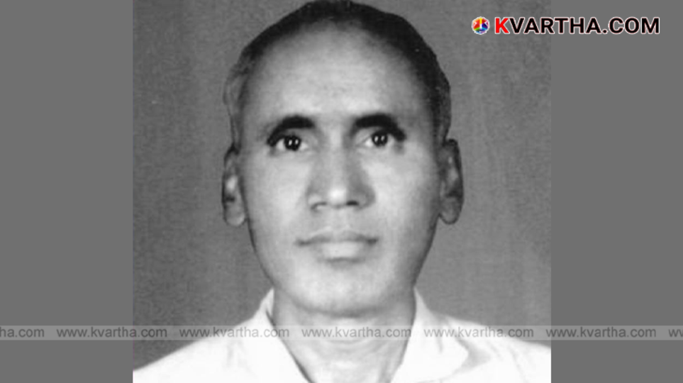 A black-and-white portrait of Paidi Venkata Subba Rao, the author of India's National Pledge.