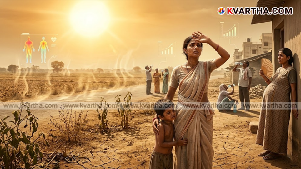Graphic image showing how climate change affects human growth.&nbsp;
