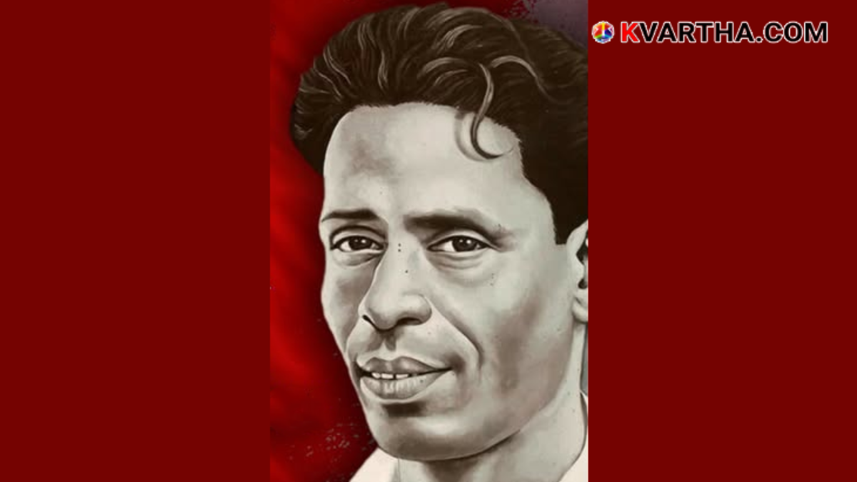 Memorial of communist leader P. Krishna Pillai at Valiya Chudukad.