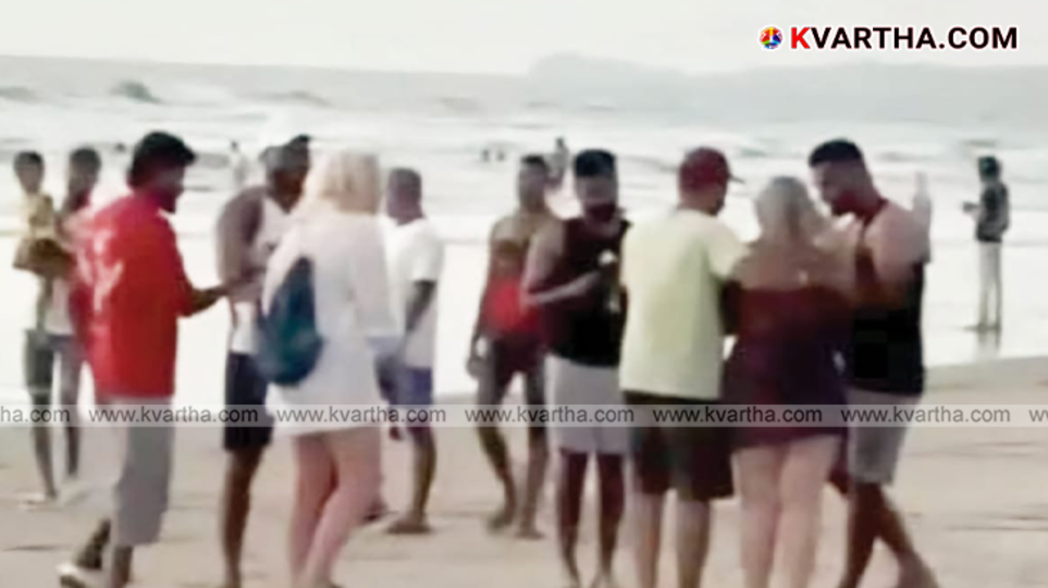 Scenic view of Arambol Beach in Goa.