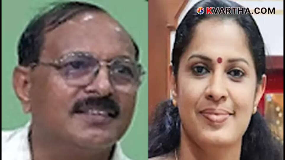 VK Sureshbabu during the controversial interview on Kannur Vision Channel.