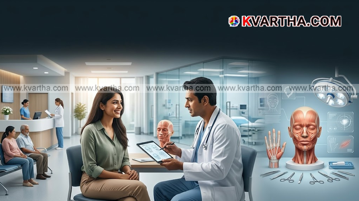 Medical consultation scene