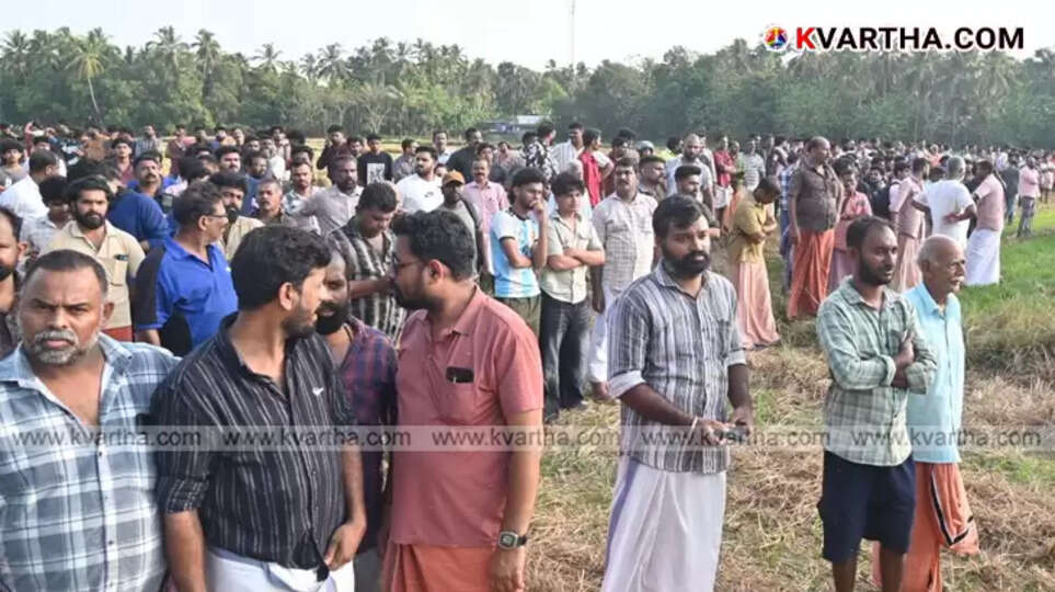 The Mundathikkode fireworks disaster site in Thrissur and a symbolic scene indicating the plight of the workers.&nbsp;