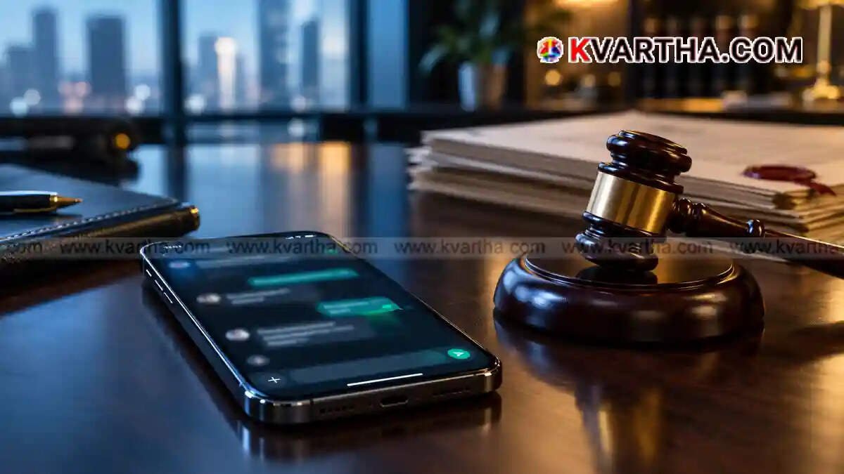 Representative image of a WhatsApp message