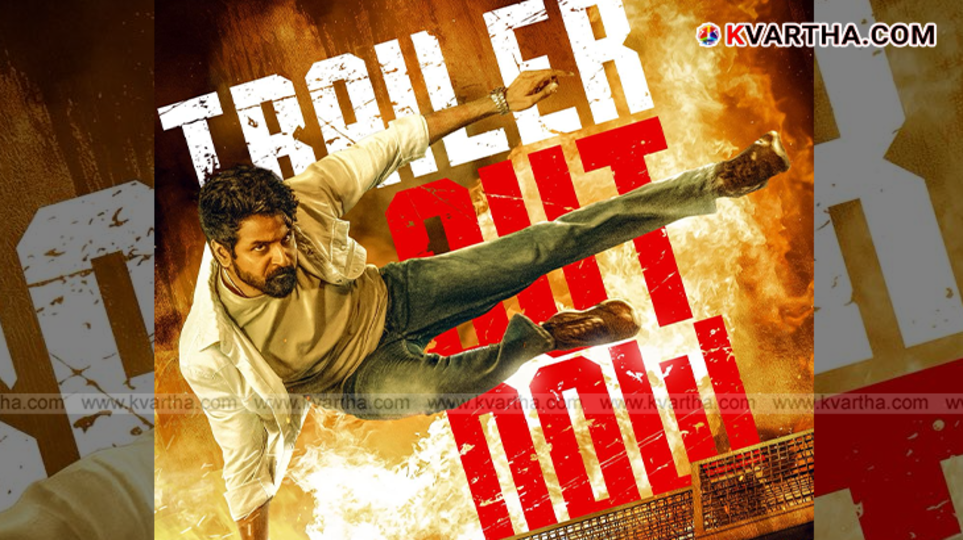 A still from the upcoming Tamil film Madrasy, featuring the lead actors.