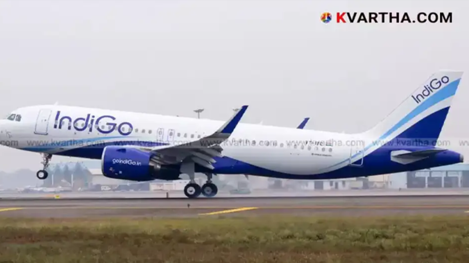 A symbolic scene of DGCA issuing a warning to IndiGo for violating air ticket prices.