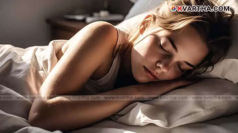 Person sleeping on stomach with distressed expression, highlighting health risks.