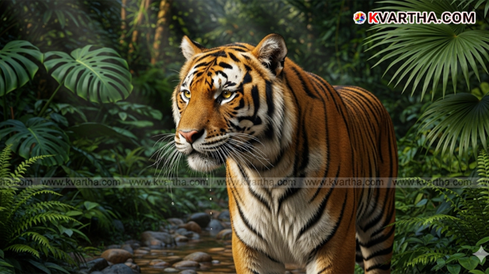 A group of protestors gathered around a cage, in which forest officials are locked.