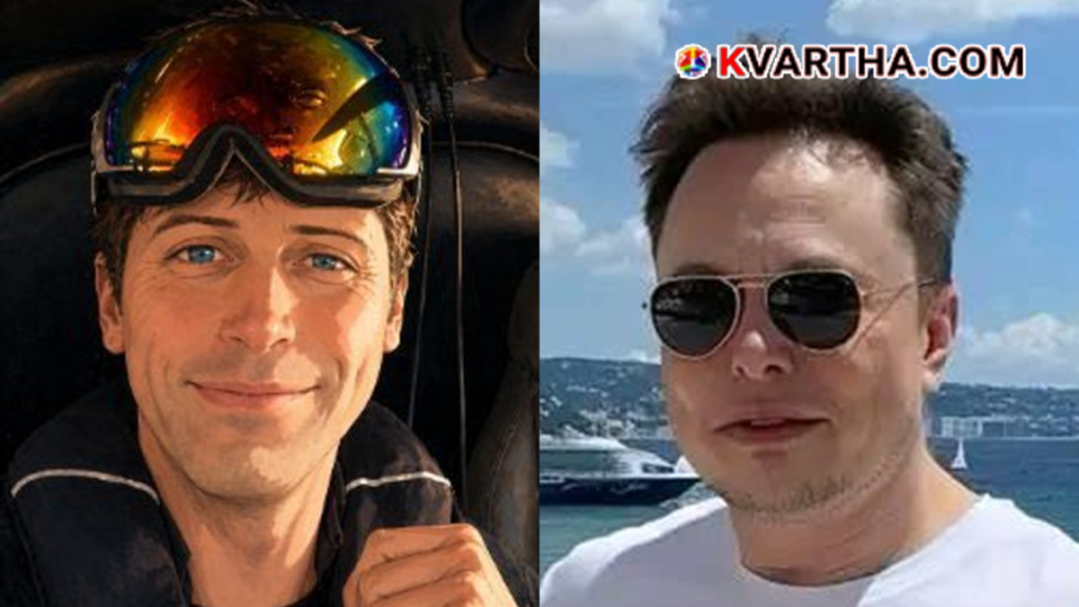  A comparative profile layout featuring tech billionaire Elon Musk and OpenAI Chief Executive Officer Sam Altman.