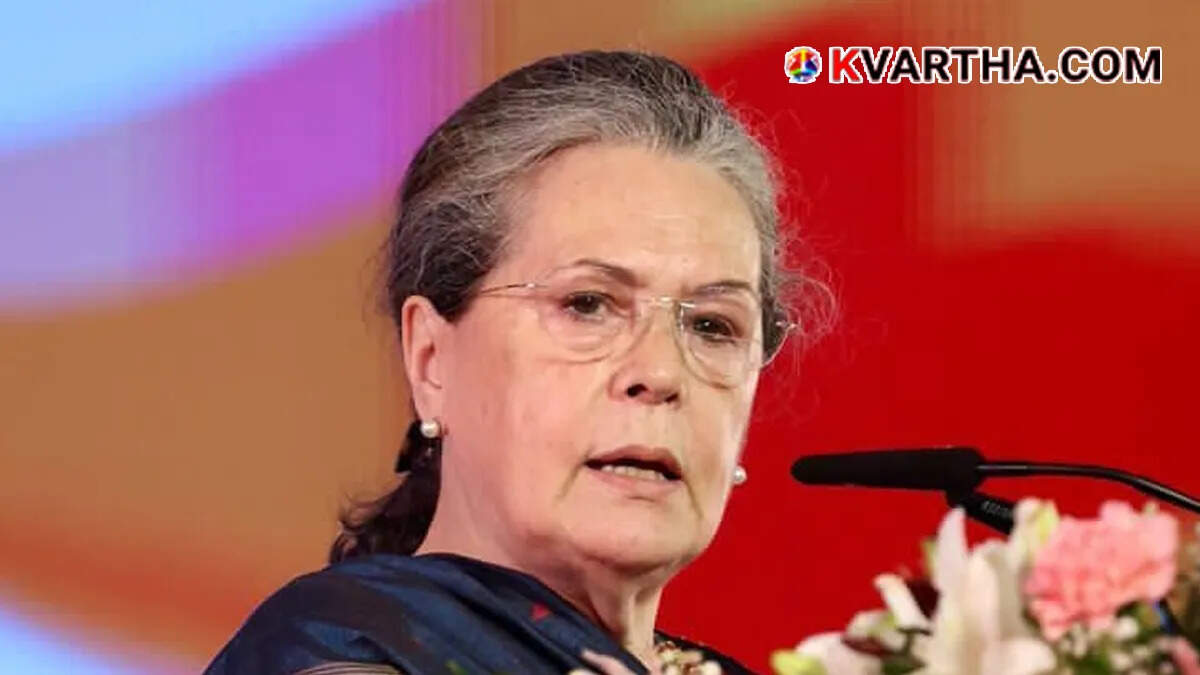 Conceptual image showing Sonia Gandhi&nbsp;