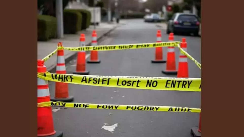 Accident scene in Vaikom