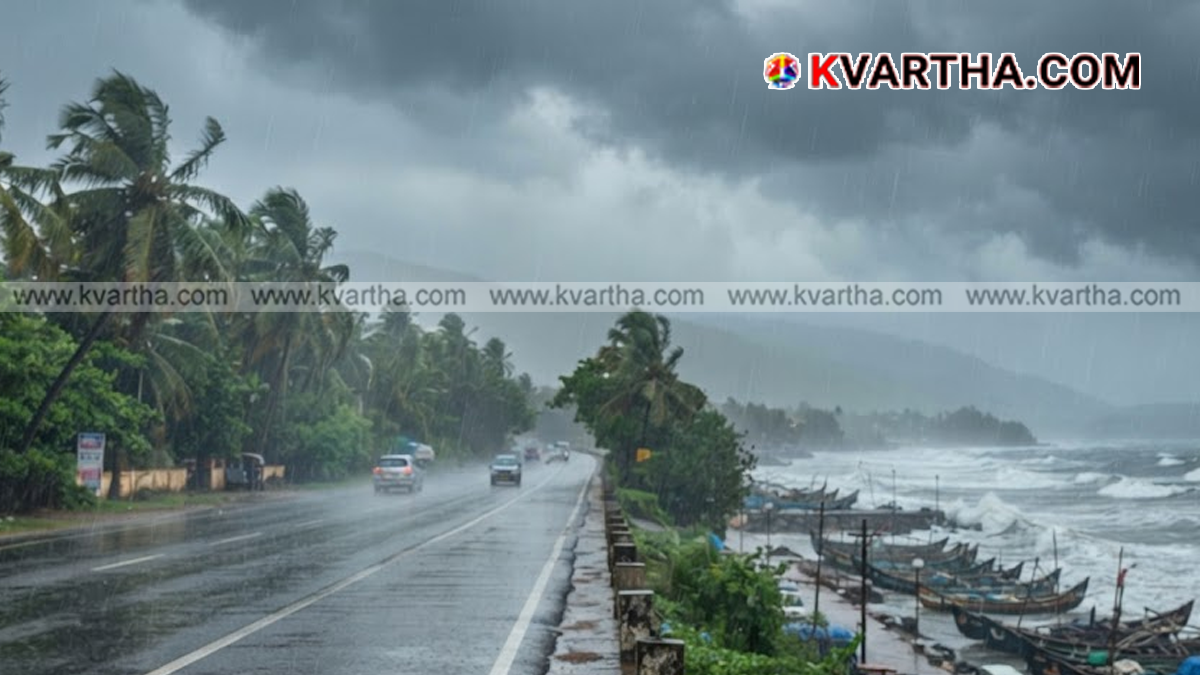 Heavy rain causing waterlogging on Kerala roads
