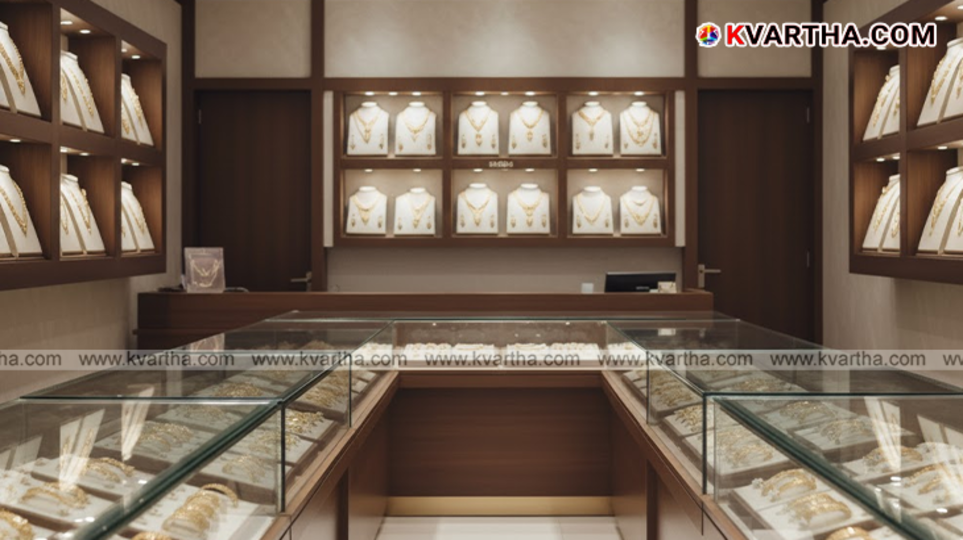 Image of gold ornaments representing the stolen jewellery