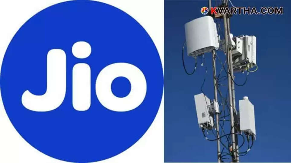 Image indicating a Jio network outage.
