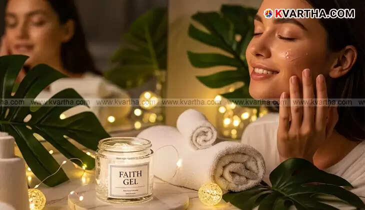 Natural ingredients used to prepare Faith Gel for glowing skin.