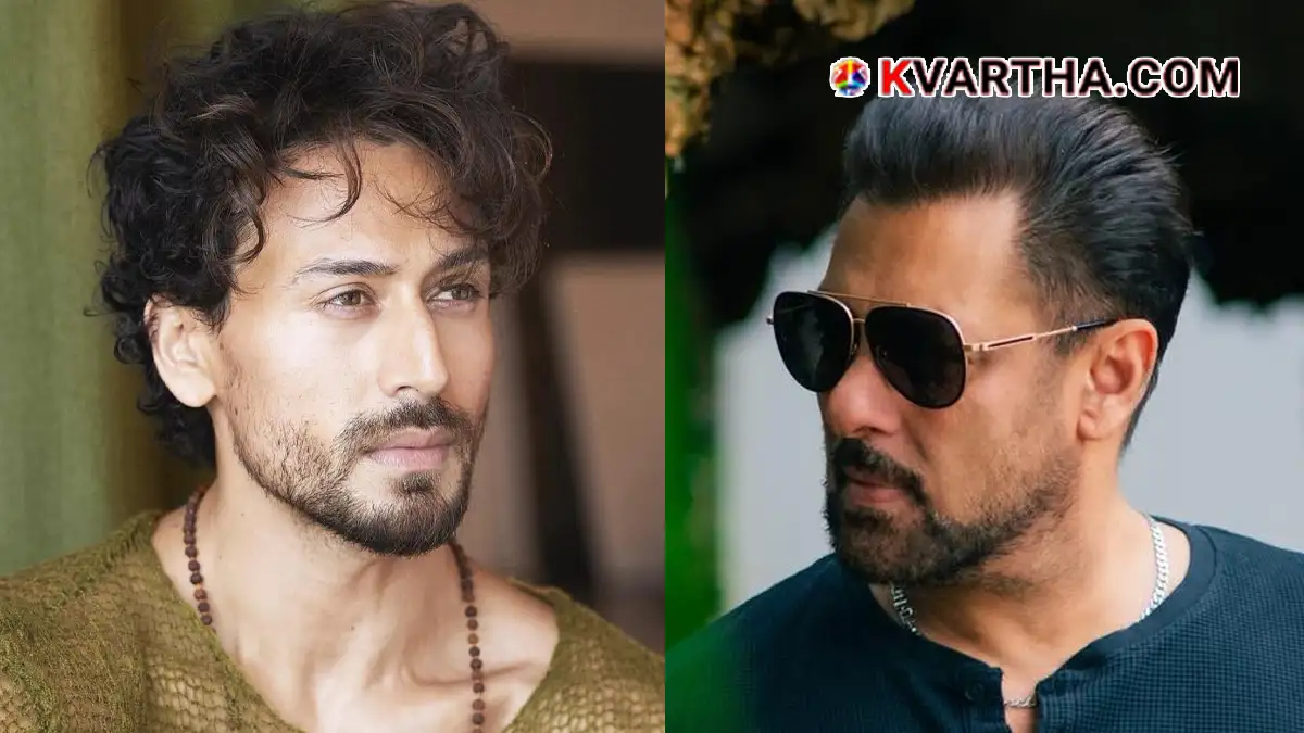 image of Bollywood actor Tiger Shroff and Salman Khan