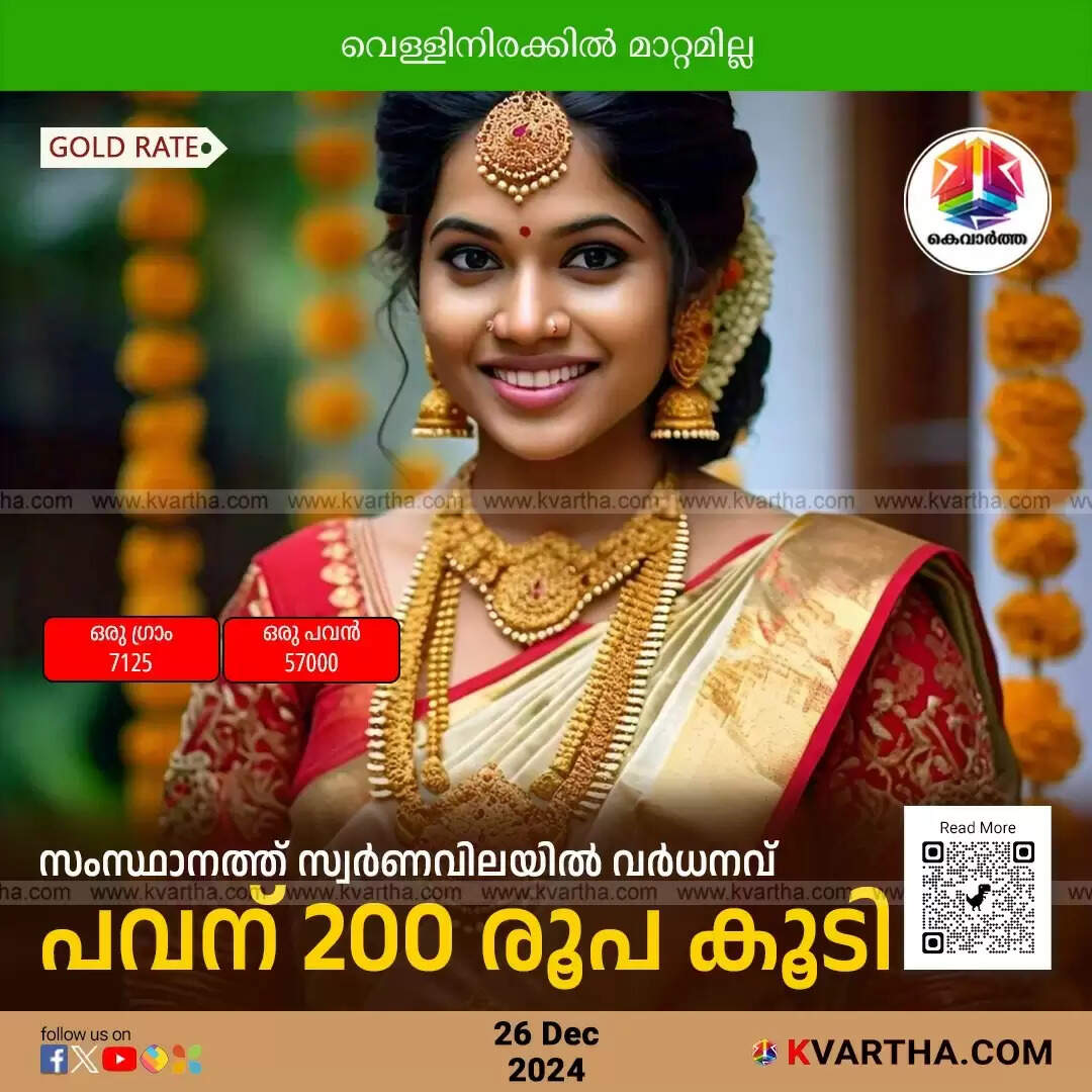 gold price december 26 kerala