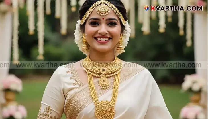 Bride Representing Kerala Gold Price July 12