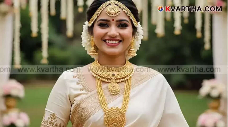 Bride Representing Kerala Gold Price July 12