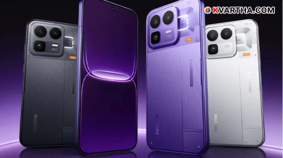  Realme Neo 8 smartphone showing the RGB back panel design.