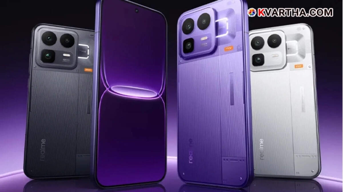  Realme Neo 8 smartphone showing the RGB back panel design.