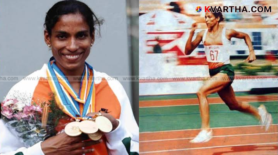 PT Usha, the legendary Indian athlete.