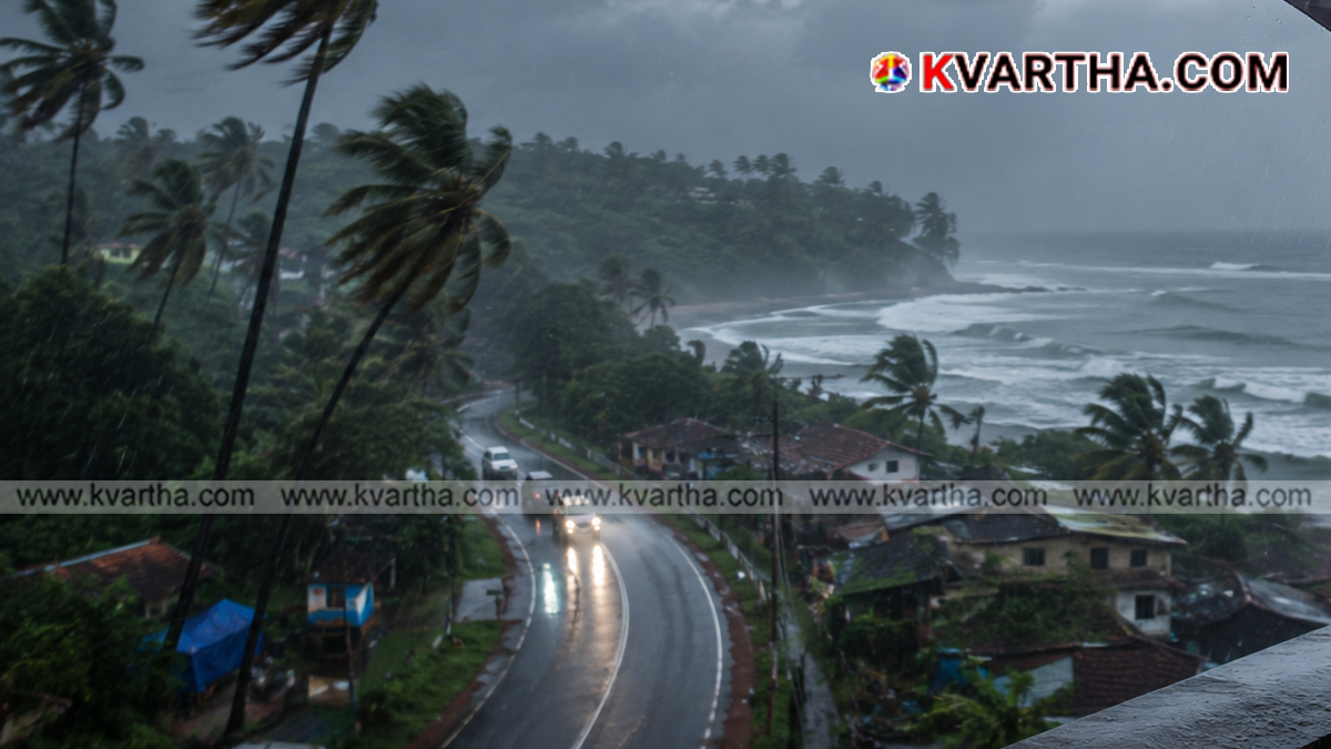 Representational image of heavy rainfall and monsoon weather in Kerala