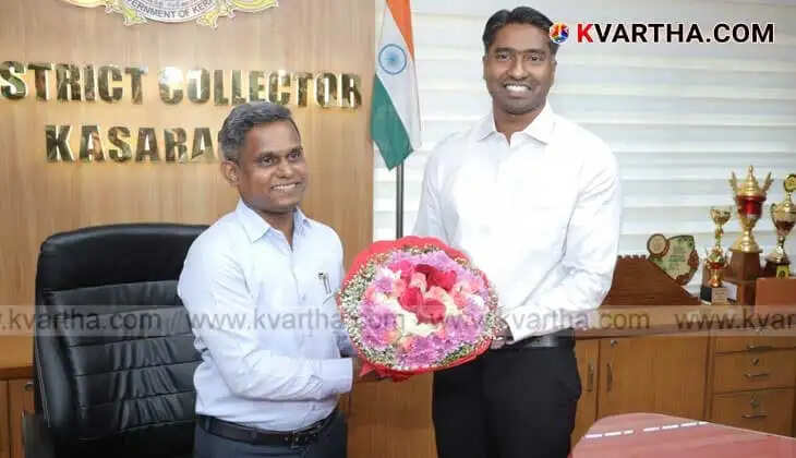 Arjun Pandyan IAS Assumes Charge as the 26th District Collector of Kasaragod