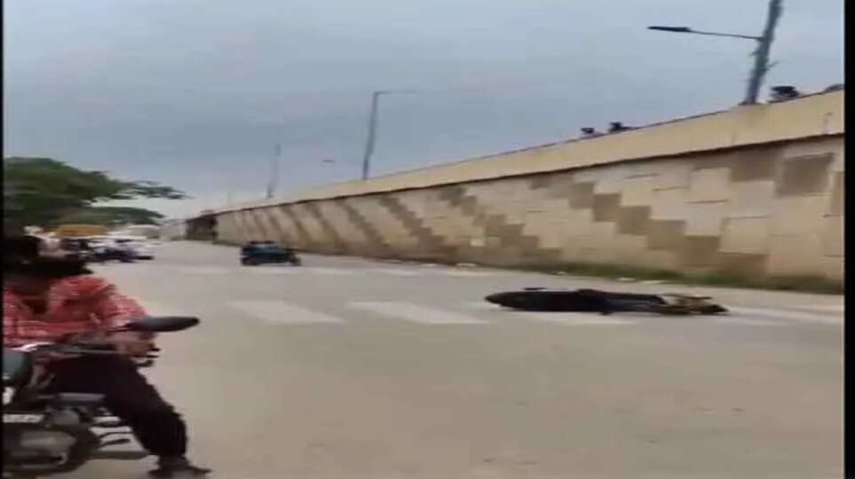 Bengaluru, bike stunt, viral, social media, accident, locals, police, national highway, scooter, safety
