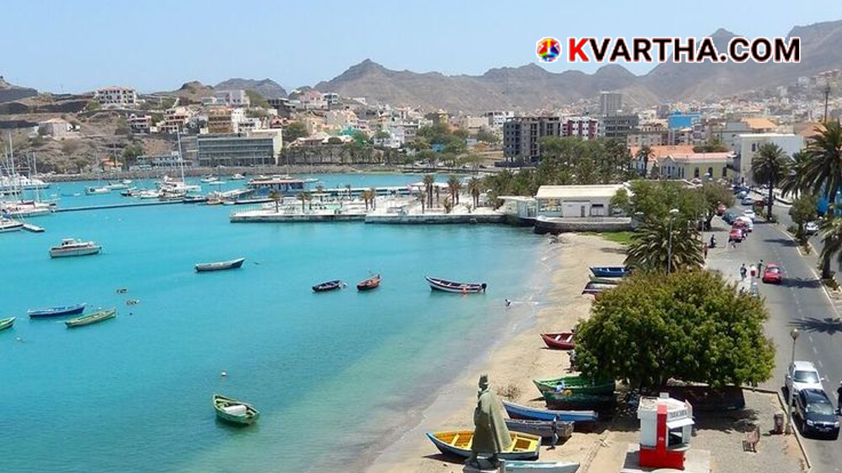 Scenic view of the beautiful islands of Cape Verde