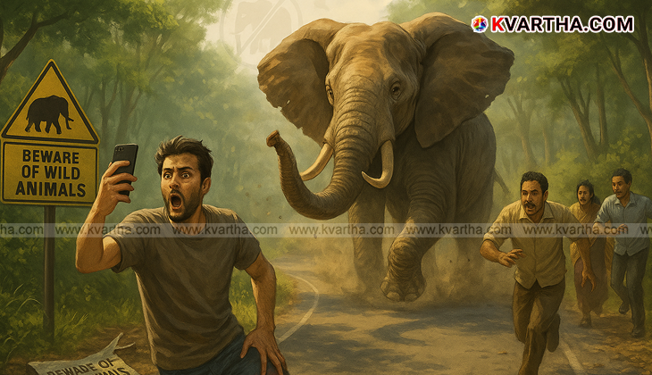 Man Seriously Injured After Attempting to Take a Selfie with a Wild Elephant in Bandipur