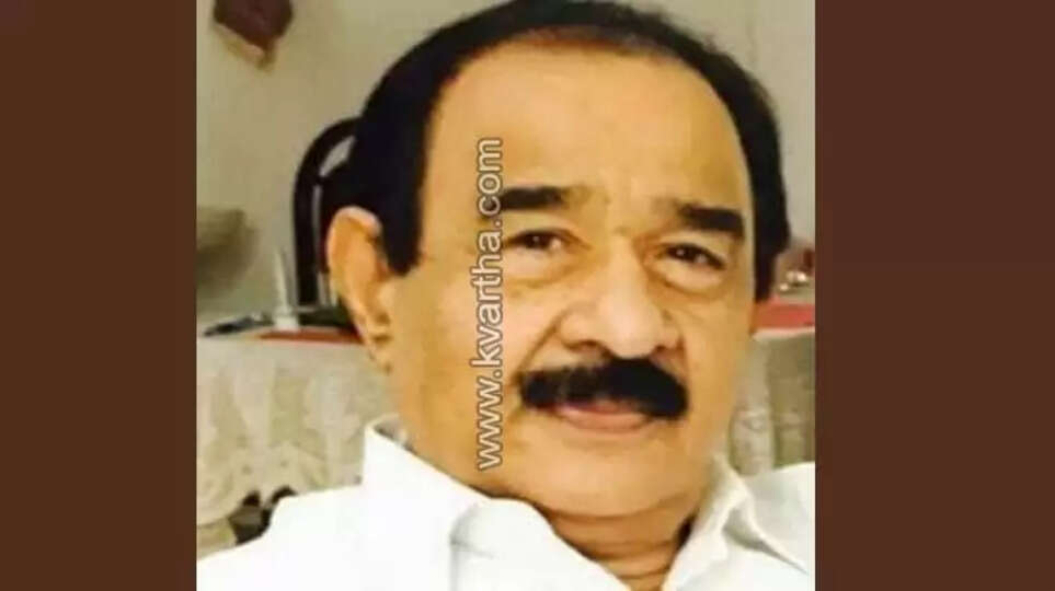 A photograph of the late Malayalam actor VP Ramachandran
