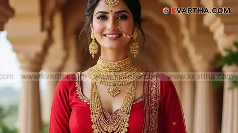Bride Representing Kerala Gold Price July 07