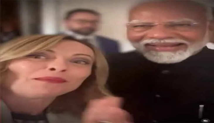 'Hi friends, from Melodi': Italian PM Giorgia Meloni and Narendra Modi share selfie moment, Rome, News, Italian PM Giorgia Meloni, Social Media, Selfie moment, Politics, World News