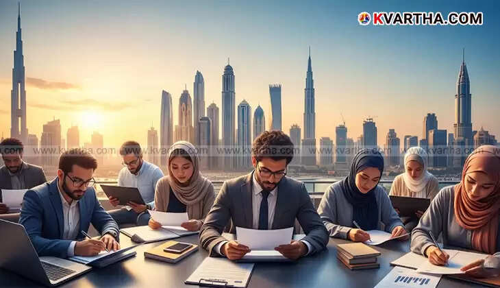 Man searching for jobs in Dubai, focusing on CV preparation