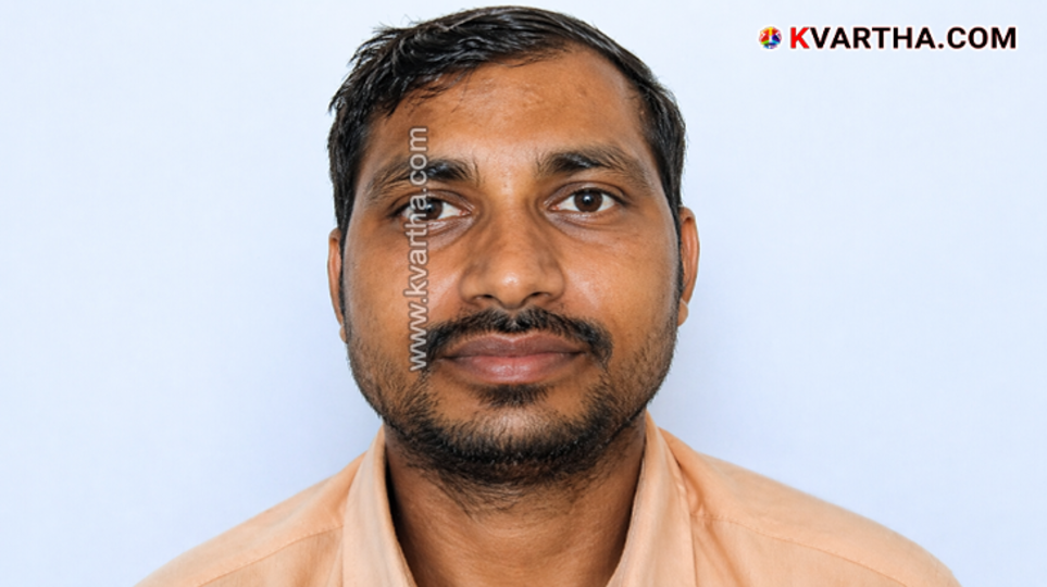 A symbolic scene of the building where a worker fell to his death while painting at Karimbath in Taliparamba.