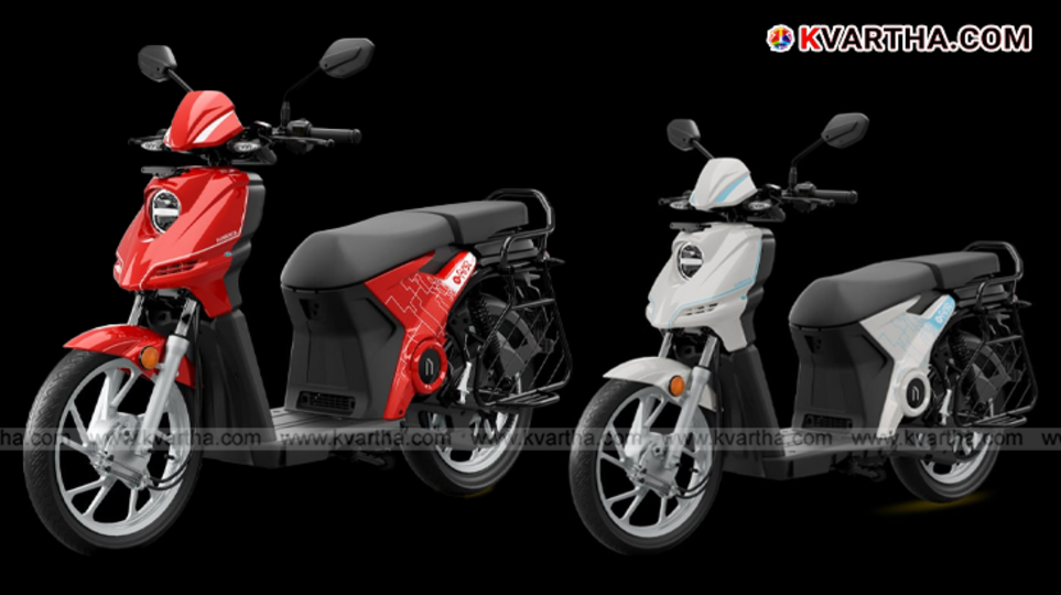  Numeros N-First Electric Scooter in red color.