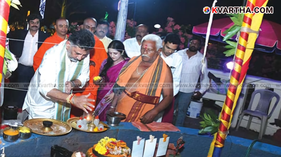 KRS Dam Cauvery Arathi ceremony Mandapam