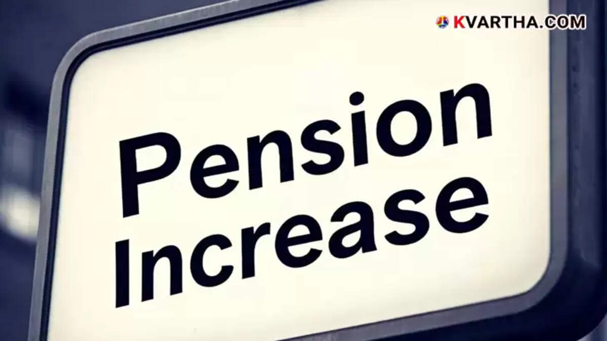  sign board writtern pension increase