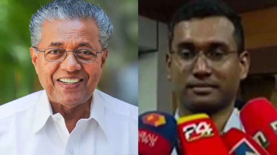 Chief Minister Pinarayi Vijayan meeting with Kannur Collector.