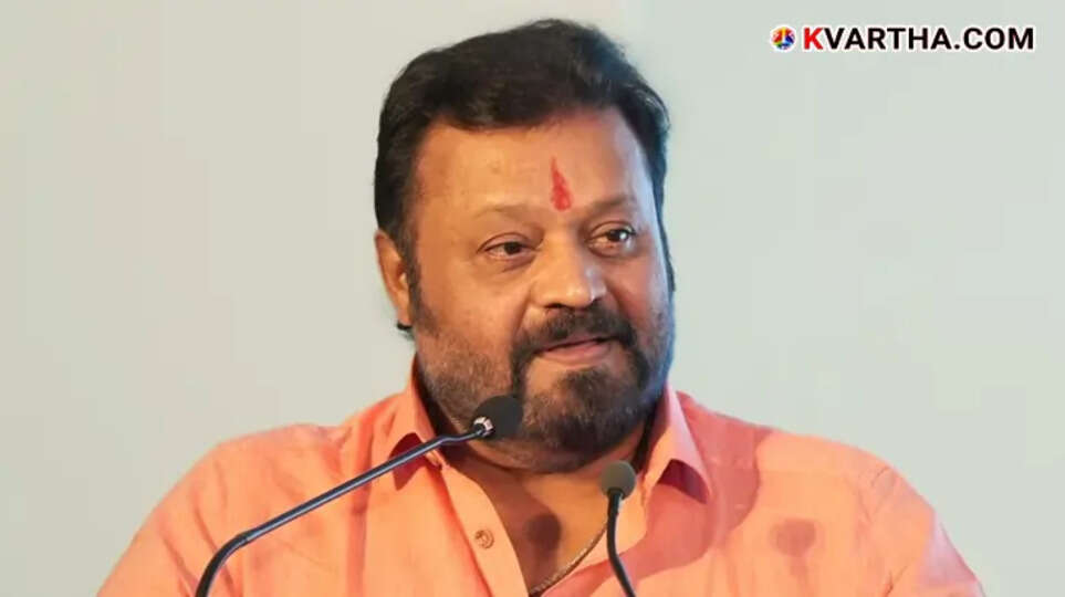 Minister Suresh Gopi speaking about AIIMS.