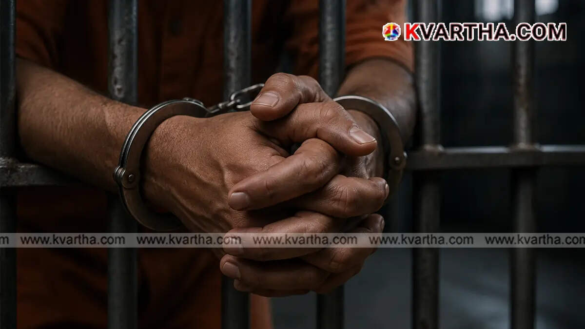 Conceptual image representing police arrest in a fake compensation scam